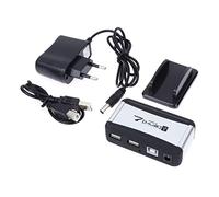 Wresetly Spina Eu Hub esterno 7 USB 2.0 Connettori con presa multipla di alimentazione per taccuino Pc