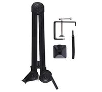 Wresetly Supporto per braccio per microfono, braccio a forbice resistente, con supporto per microfono regolabile per registrazione vocale B