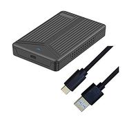 Wresetly USB 3.1 Mobile Hard Disk Box 2,5 Hard Drive Case SSD Supporto 15 mm per computer notebook