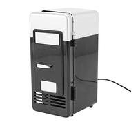 Wresetly Usb Mini Frigo Goccia Fredda Congelatore Usb Mini Frigo Portatile Soda Mini Frigorifero Per Auto Nero