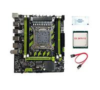 Wresetly X79G LGA2011 Game Scheda Madre+E5 2670 V2 CPU+Grasso Termico+ SATA 4XDDR3 Slot RAM M.2 NVME PCIE X16 USB2.0 SATA3.0