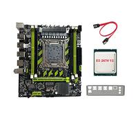 Wresetly X79G Scheda Madre+E5 2670 V2 CPU+ SATA+Baffle LGA2011 4XDDR3 Slot RECC M.2 NVME PCI-E X16 USB2.0 SATA3.0 Scheda Madre