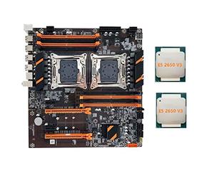 Wresetly X99 Dual CPU LGA2011 Scheda Madre Supporto DDR4 ECC Memoria Supporto 256G con CPU 2XE5 2650 V3