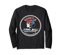 Wrestle Judo Jitsu. Tutti Grappling, Tutto Il Tempo. Maglia a Manica