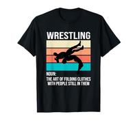 Wrestler Wrestle Wrestling The Art of Folding Clothes Maglietta