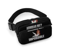 Wrestling Armbar Me Impossible Fashion Crossbody Marsupio regolabile Marsupio durevole per uomo donna
