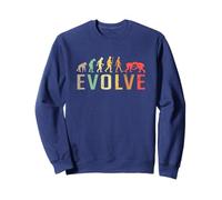 Wrestling Evolution Vintage Funny Design Felpa