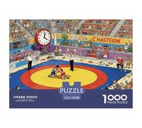 Wrestling greco-romano Puzzle in Legno Impermeabile Puzzles Da 1000 Pezzi Regali Per Adulti Colorati Giochi Di Impegnativi