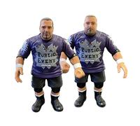 Wrestling`S Rocco Rock And Grunge 4 1/2-Inch Figure 2-Pack ACC NUOVO