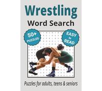 Wrestling Word Search Puzzle Book: Search with Easy to Read Print about Wrestling, equipment, activities and more | 6x9 inches, 110 pages | 50+ Puzzles ... Gifts for Vacations, Holidays & Free Times