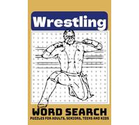 Wrestling Word Search Puzzle Book: Word Searches with Easy to Read Print about Wrestling, Fighting, Wrestlers and More |6X9 inches, 110 pages| 50+ ... Gift for Vacations, Holidays and Free Times