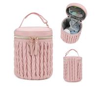 WREWING Borsa termica multifunzionale per biberon, borsa termica per conservare il latte e la conservazione degli alimenti, borsa termica impermeabile da appendere al passeggino per neonati, rosa