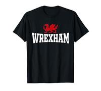 Wrexham City Galles Red Dragon Wrecsam Cymru Contea del Galles Maglietta