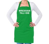 Wrexham fino A I Die - Unisex Adulti Grembiule - Dragoni Calcio Love Ventola