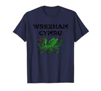 Wrexham Galles Bandiera Galles Drago Gallese Cymru Maglietta