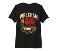 Wrexham Roots Galles Galles Drago Narciso Maglietta Premium