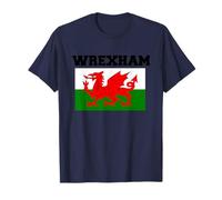 Wrexham Town Galles Bandiera Galles Drago gallese Maglietta
