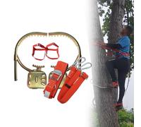 Wrhnkf Artefatto per arrampicarsi sulla Palma da Cocco, Pali di Legno per arrampicarsi con piolo per Il Piede, Fibbia per Il Piede del palo di Legno dell'elettricista per Il Taglio