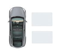 WRHOME Parasole Tetto apribile Auto per MG ZS 2017-,Auto Ombreggiatura Rete Copertura del Tetto Efficiente Isolamento,A-Gray White Regular Style