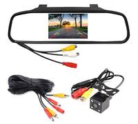 Wried Kit telecamera di retromarcia 4.3 pollici TFT LCD Car Rear View Monitor 4LEDs Impermeabile Visione Notturna Reverse Backup telecamera posteriore