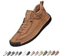 Wright And Mason Women Shoes, Emiline Comfortable Orthopedic Sneaker, Handmade Leather, Arch Support, for Walking/Hiking (Brown,37)