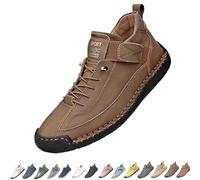 Wright And Mason Women Shoes, Emiline Comfortable Orthopedic Sneaker, Handmade Leather, Arch Support, for Walking/Hiking (Coffee,40)