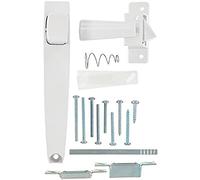 Wright Products V333WH - Chiusura a pulsante per zanzariera e portiera, colore bianco, taglia unica