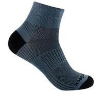 Wrightsock - Coolmesh II Quarter - Calze da trekking Unisex L | EU 41,5|45 blu