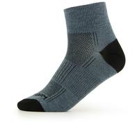 Wrightsock - Coolmesh II Quarter - Calze da trekking Unisex L | EU 41,5|45 blu