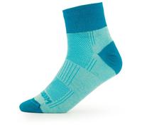 Wrightsock - Coolmesh II Quarter - Calze da trekking Unisex L | EU 41,5|45 turchese