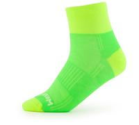 Wrightsock - Coolmesh II Quarter - Calze da trekking Unisex L | EU 41,5|45 verde