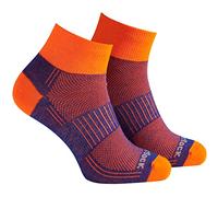 Wrightsock Coolmesh II Quarter, Royal-Orange