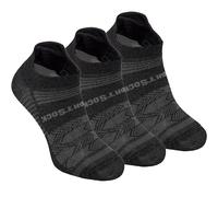 WrightSock Uomo Coolmesh II Tab, Perla nera, Medium