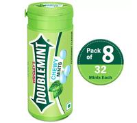 WRIGLEY'S DOUBLEMINT Mint Gum Chewing Gum Bulk Pack, 32 Chewy Mint (Confezion...