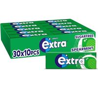 Wrigley's Gomma da masticare alla menta extra senza zucchero, 10 pezzi - Confezione da 30
