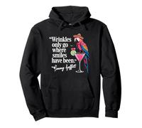 Wrinkles Only Go Where Smiles Have Been Cute Parrot Mexican Felpa con Cappuccio