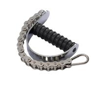 Wrist Strength Trainer With Drive Chain - Wrist Rotation Training Forearm Belt | Strength Training Accessory Adjustable Fit | For Gym Home Workouts Weightlifting, 37 cm Stainless Steel TPE