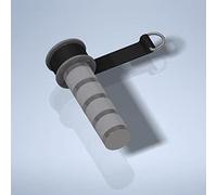 Wrist Trainer, Esercitatore for polso in acciaio inossidabile, Maniglia for esercizi di braccio ferro, for e dell'avambraccio, Acciaio al carbonio, for rotazione bicipite con chiave da palestra