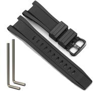 WRISTARMOR Cinturino in resina da uomo Sostituzione per Compatibile con GST-S110 GST-W100C GST-W110 GST-S100G GST-S210B GST-S300 GST-W300G GST-W300 GST-S300G Cinturino orologio (Black button)