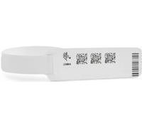 Zebra Z-Band UltraSoft - Kunststoff - permanenter Gummiklebstoff - silberne Beschichtung - 19 x 152 mm 1800 Stck. (6 Rolle(n) x 300) Kleinkind-Armband (10015359K)