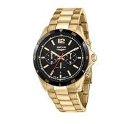 Orologio Uomo Sector 650 R3273631002 Acciaio Dorato Quadrante Nero Cronografo