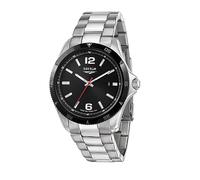 Orologio Uomo Sector 650 R3253231002 Acciaio Quadrante Nero Lunetta Nera + Data
