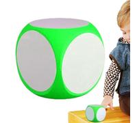 Writable Dice Cubes - Educational Story Blocks, Activity Props | Reusable Classroom Teaching Tools Creative Diy Craft Project, Fun Indoor Outdoor Team Building Game with Blank Surfaces for Children