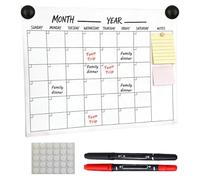 Writable Reusable Erasable Wall Calendar Undated Planner | Wall Calendar For Kitchen Dining Room Dorm Apartment Students Kids Teens Family | Monthly Planner Of For And With Easy Update And Multifuncti