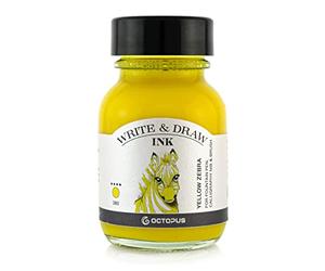Write and Draw Ink 380 Yellow Zebra, inchiostro stilografica e disegno, 50 ml