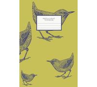 Write and Draw Notebook: 6x9 Split Page Journal with Bird Pattern Design for Sketching and Writing: Half Blank Half Lined Pages on Every Page for Creative Thinking, Notes, and Visual Ideas