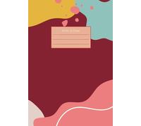 Write and Draw Notebook: 6x9 Split Page Journal with Colorful Abstract Design for Sketching and Writing: Half Blank Half Lined Pages on Every Page for Creative Thinking, Notes, and Visual Ideas