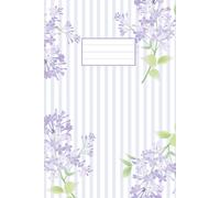 Write and Draw Notebook: 6x9 Split Page Journal with Lilac and Stripe Design for Sketching and Writing: Half Blank Half Lined Pages on Every Page for Creative Thinking, Notes, and Visual Ideas