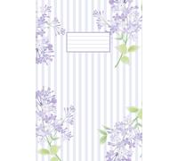 Write and Draw Notebook: 6x9 Split Page Journal with Lilac and Stripe Design for Sketching and Writing: Half Blank Half Lined Pages on Every Page for Creative Thinking, Notes, and Visual Ideas