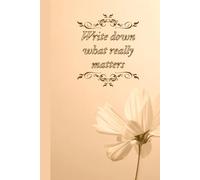 Write Down What Really Matters: Christian Notebook,Bible Journal,Bible Study Journal, Christian Gift,Journal
